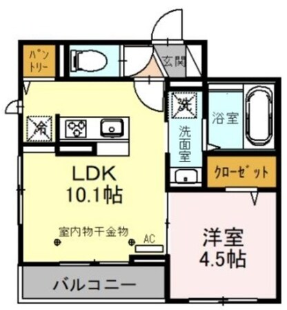 （仮）D-ROOM草加市氷川町の物件間取画像